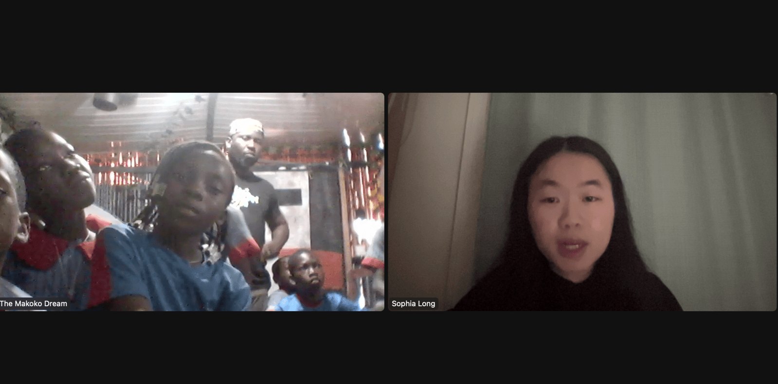 Health lesson over Zoom with the Makoko Dream Foundation in Lagos